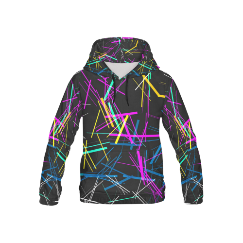 New Pattern factory 1A by JamColors All Over Print Hoodie for Kid (USA Size) (Model H13)