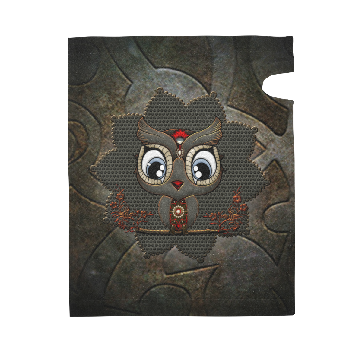 Funny steampunk owl Mailbox Cover