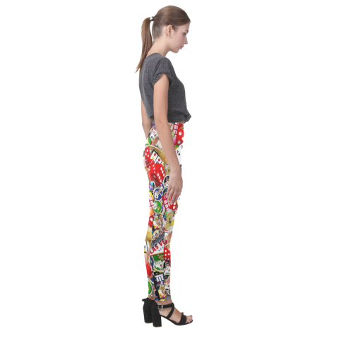 Gamblers Delight - Las Vegas Icons Cassandra Women's Leggings (Model L01)