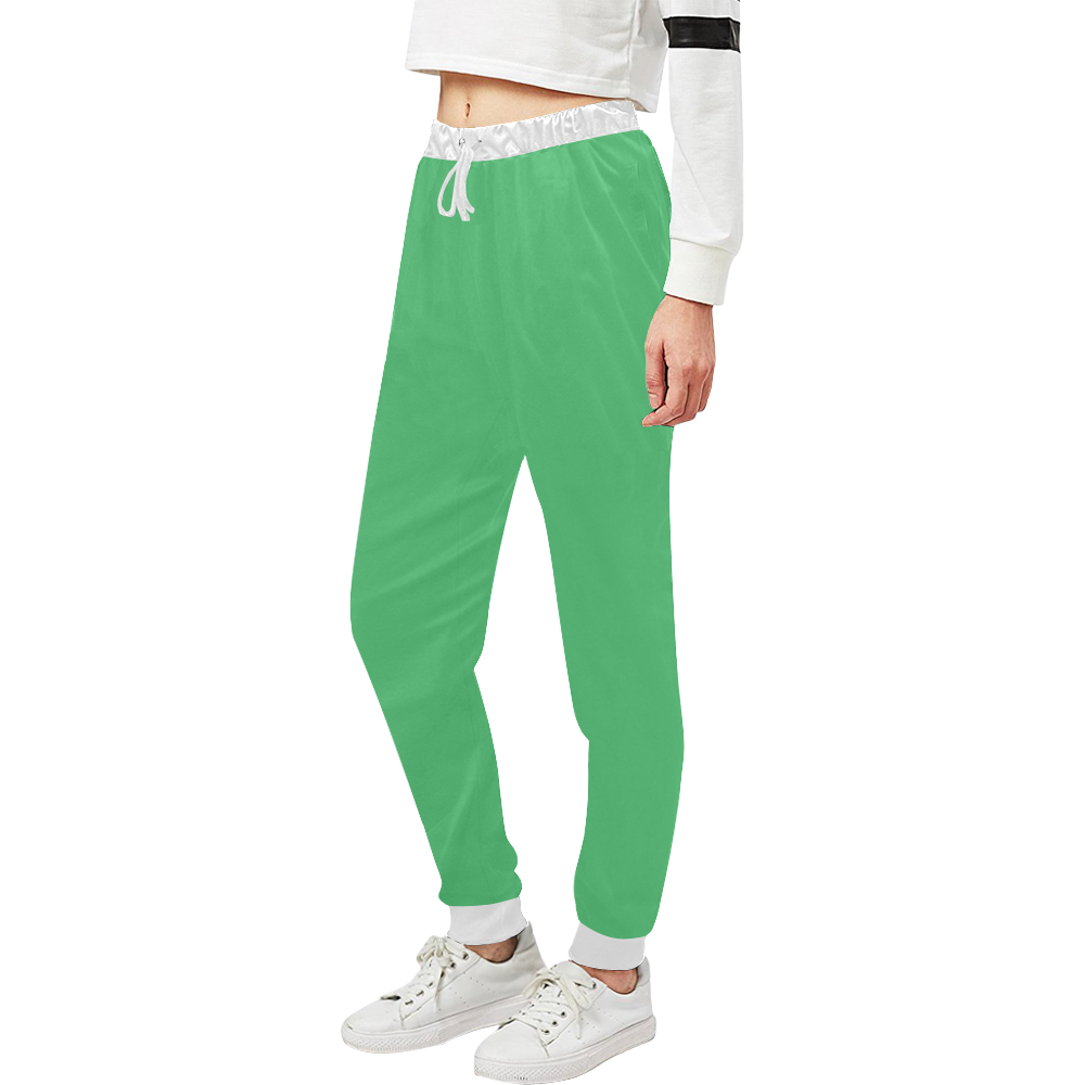 color Paris green Unisex All Over Print Sweatpants (Model L11)