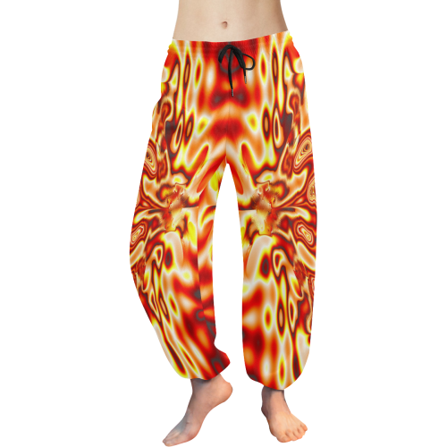 Infected Abstract Women's All Over Print Harem Pants (Model L18)