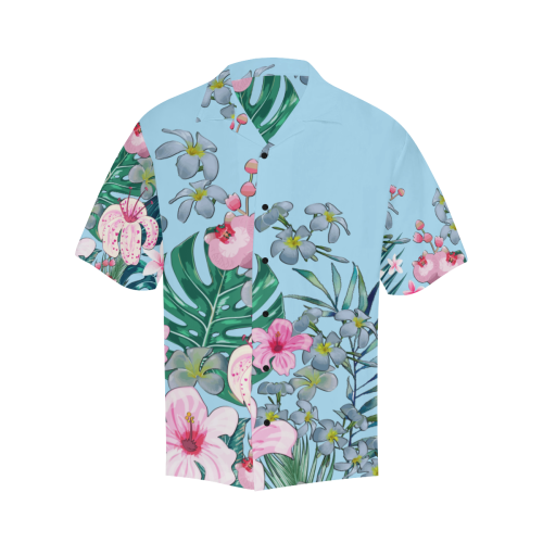 Blue Aloha-3 Shirt 478 Hawaiian Shirt (Model T58)