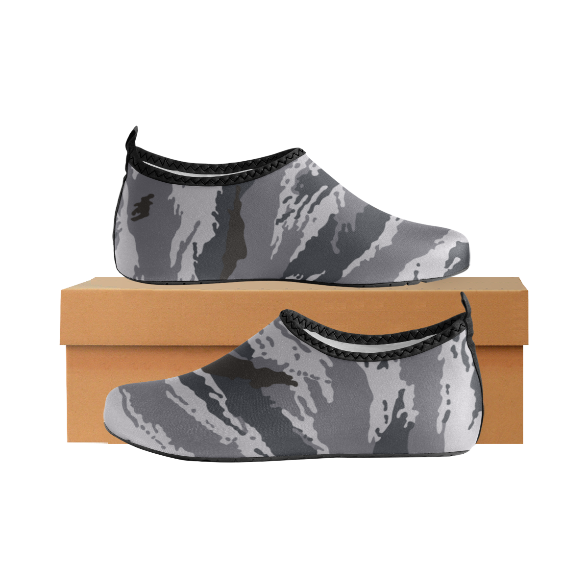Russian kamysh urban camouflage Men's Slip-On Water Shoes (Model 056)