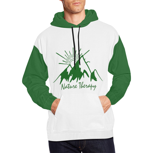 nature therapy All Over Print Hoodie for Men/Large Size (USA Size) (Model H13)