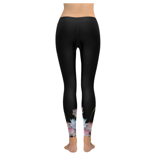 lotus 3 Women's Low Rise Leggings (Invisible Stitch) (Model L05)