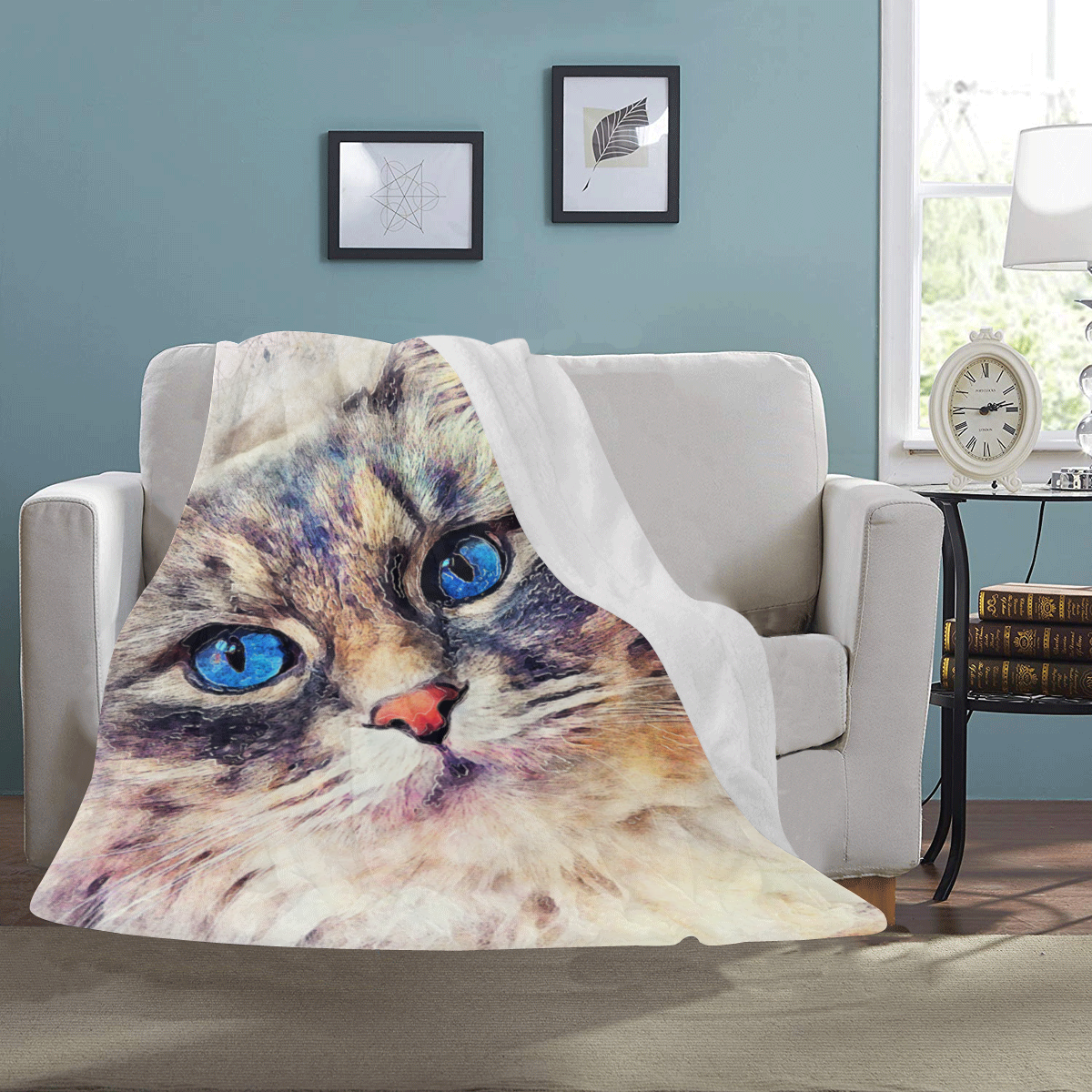 cat Ultra-Soft Micro Fleece Blanket 43''x56''