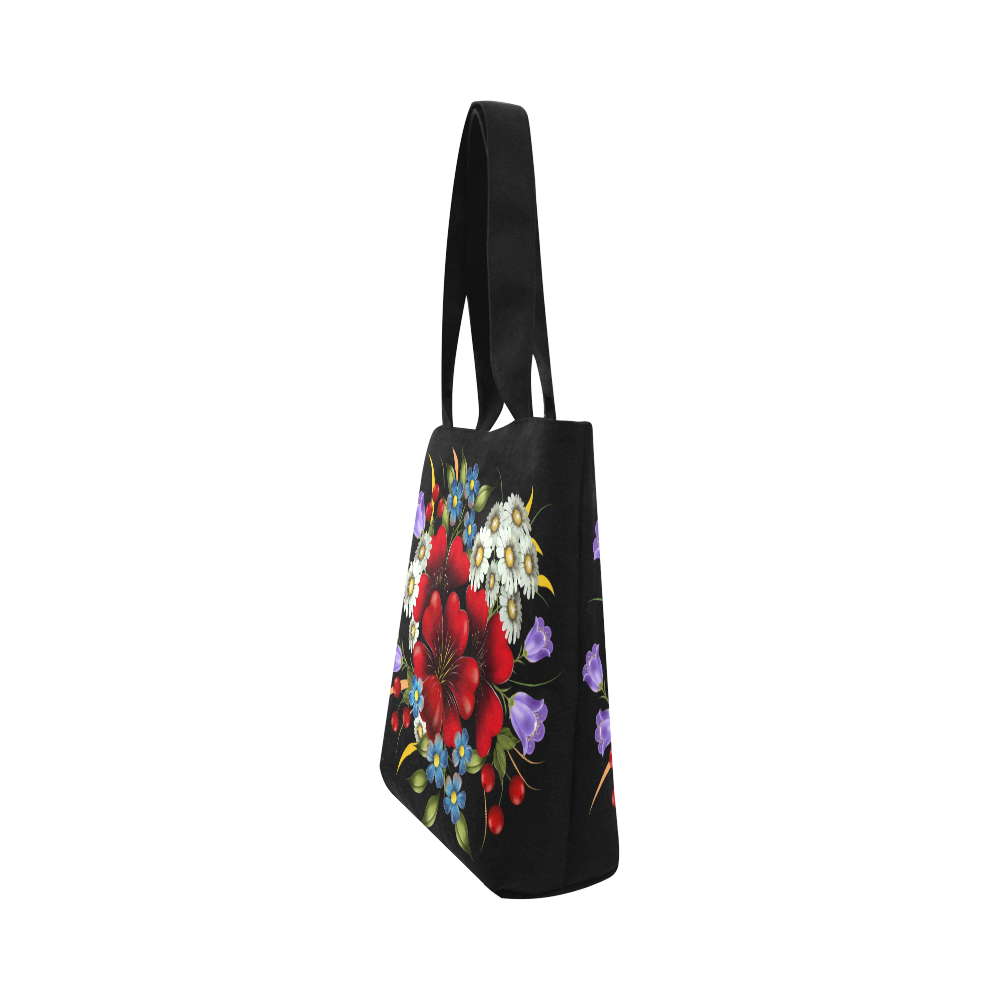 Bouquet Of Flowers Canvas Tote Bag (Model 1657)