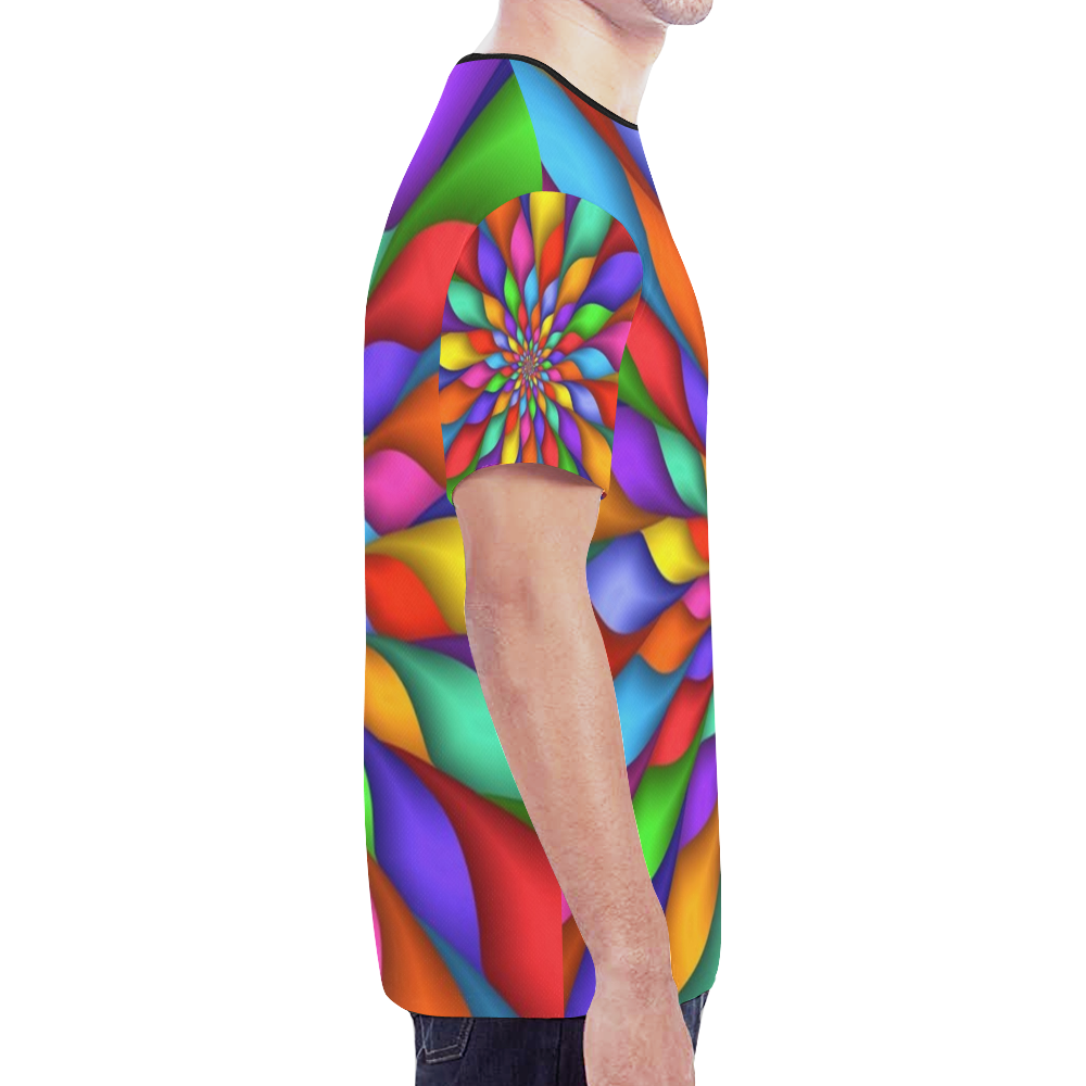 RAINBOW SKITTLES New All Over Print T-shirt for Men (Model T45)