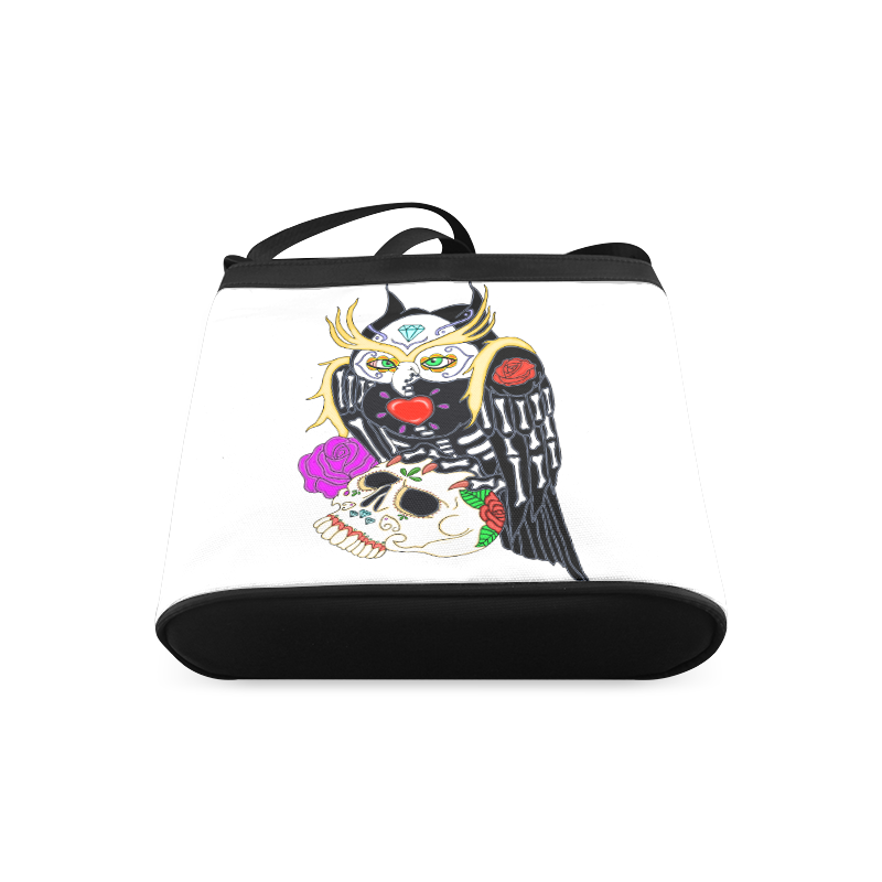 Owl Sugar Skull Crossbody Bags (Model 1613)