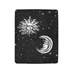 Mystic Stars, Moon and Sun Ultra-Soft Micro Fleece Blanket 40"x50"