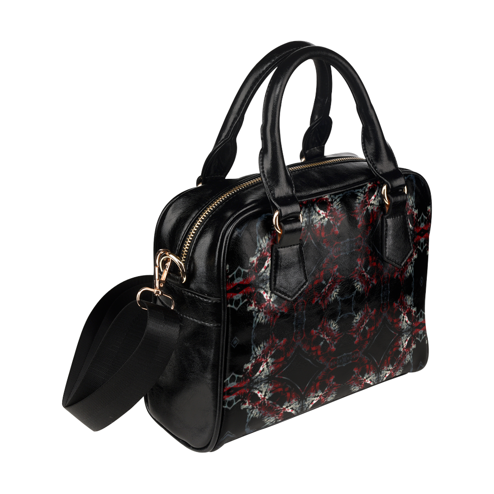 Awesome Gothic Lord Mobloch Vampire Demon Design Design Darkstar Shoulder Handbag (Model 1634)