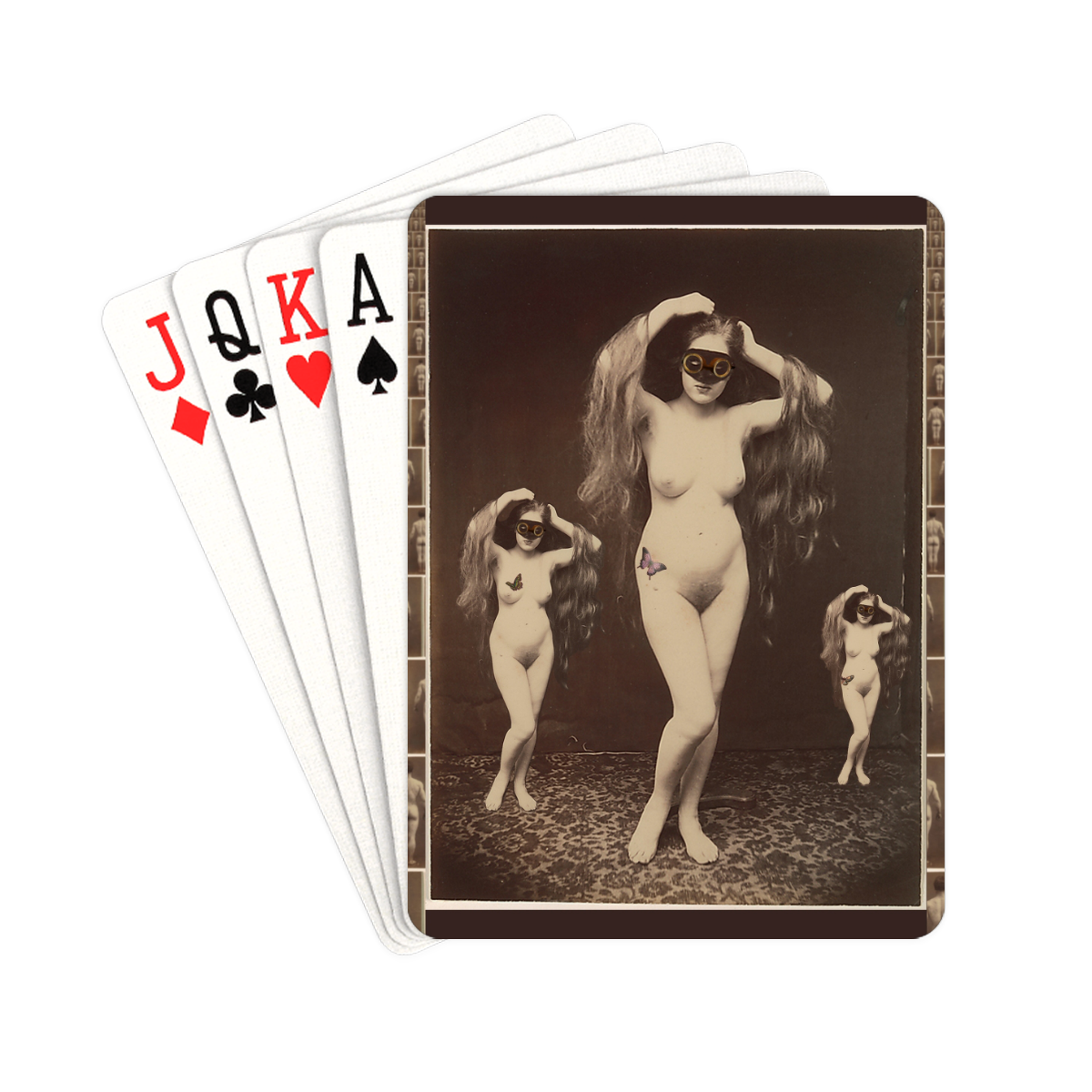 Three Muses Playing Cards 2.5"x3.5"