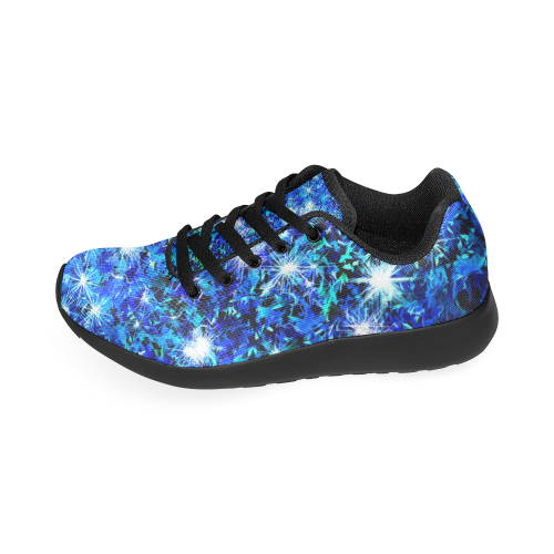 Sparkling Blue by Jera Nour Women's Running Shoes/Large Size (Model 020)