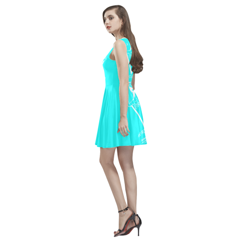 Proud Veteran Female Thea Sleeveless Skater Dress(Model D19)