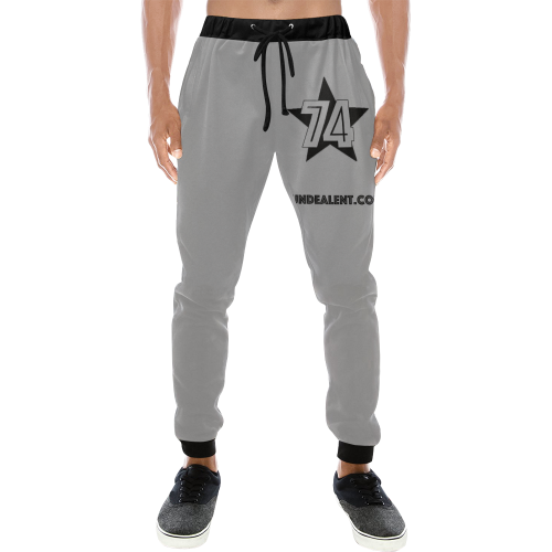 dundealent 745 star Raiders Silver Men's All Over Print Sweatpants (Model L11)