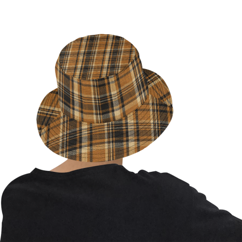 TARTAN DESIGN All Over Print Bucket Hat for Men