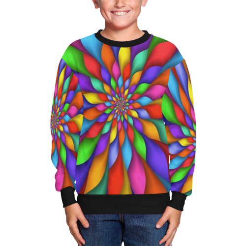RAINBOW SKITTLES Kids' All Over Print Sweatshirt (Model H37)