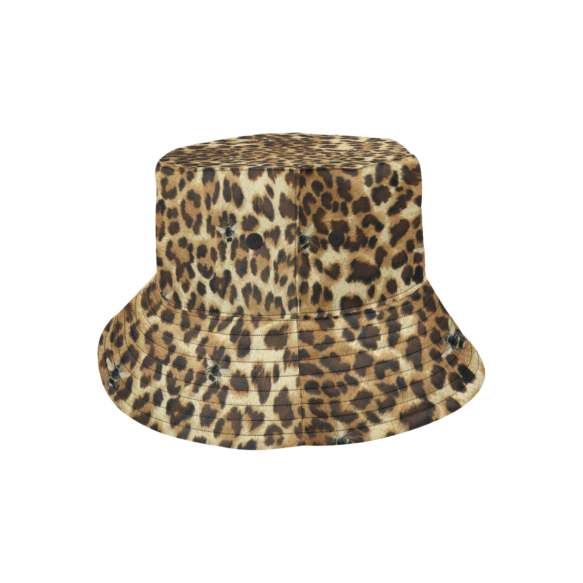 Buzz Leopard All Over Print Bucket Hat for Men