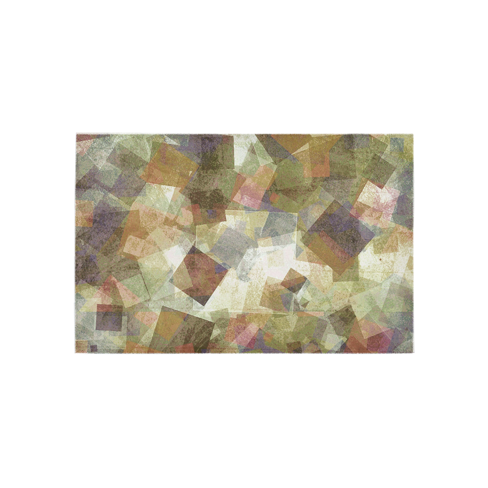 abstract squares Area Rug 5'x3'3''