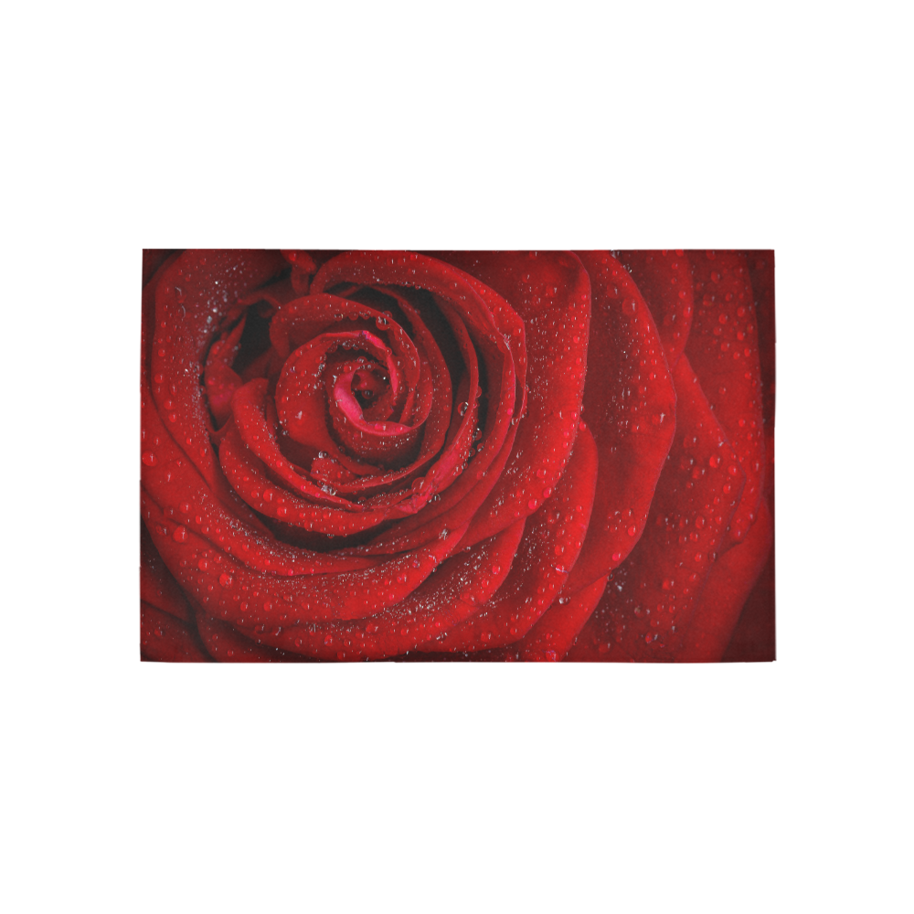 Red rosa Area Rug 5'x3'3''