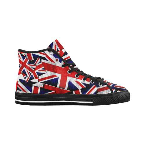 Union Jack British UK Flag Vancouver H Women's Canvas Shoes (1013-1)