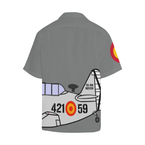 T-6 Spanish CAF Dulcinea Grey Hawaiian Shirt (Model T58)