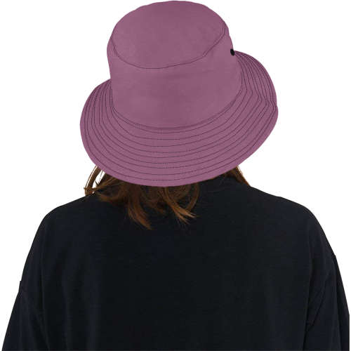 Happy Hyacinth Purple Solid Color All Over Print Bucket Hat