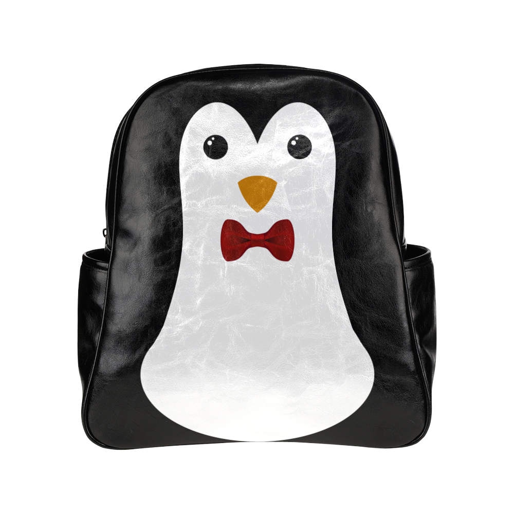 Penguin Kawaii Style Boy Multi-Pockets Backpack (Model 1636)