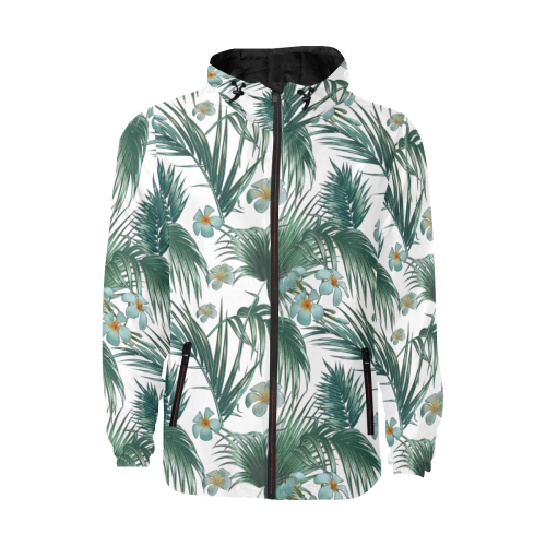 Aloha-1 Jacket 433 All Over Print Quilted Windbreaker for Men (Model H35)