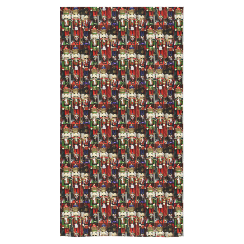 Christmas Nut Cracker Soldiers Pattern Bath Towel 30"x56"