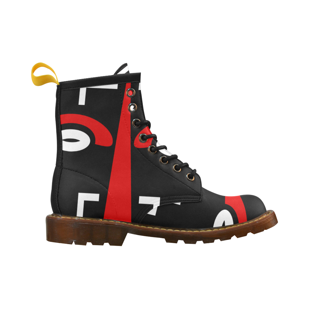 ligbi tribal High Grade PU Leather Martin Boots For Men Model 402H