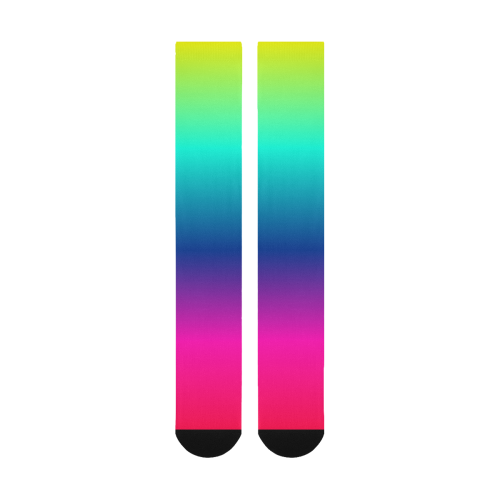 rainbow socks Over-The-Calf Socks
