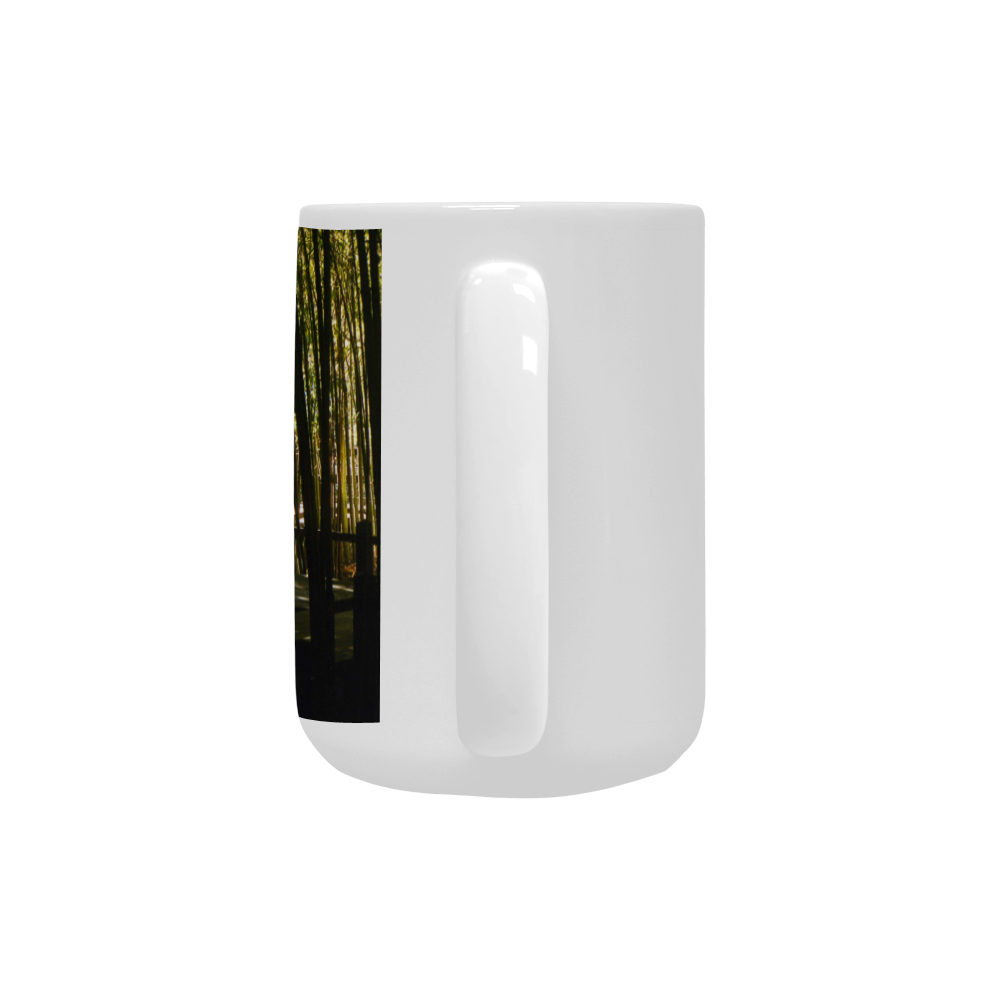 Through The Bamboo Custom Ceramic Mug (15OZ)