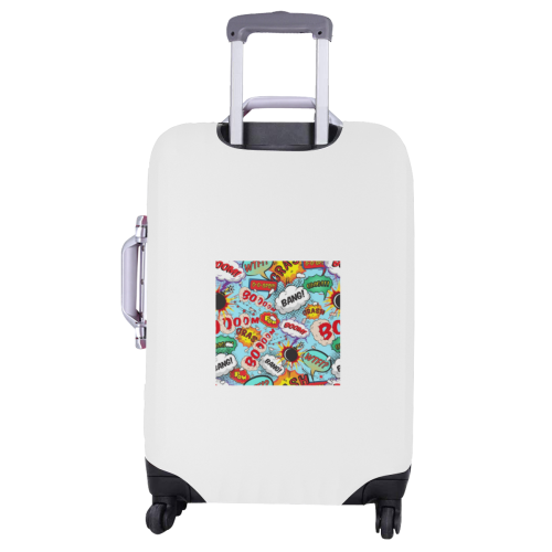 comic-pattern-design_ Luggage Cover/Large 26"-28"