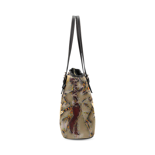 Sistas Leather Tote Bag/Small (Model 1640)