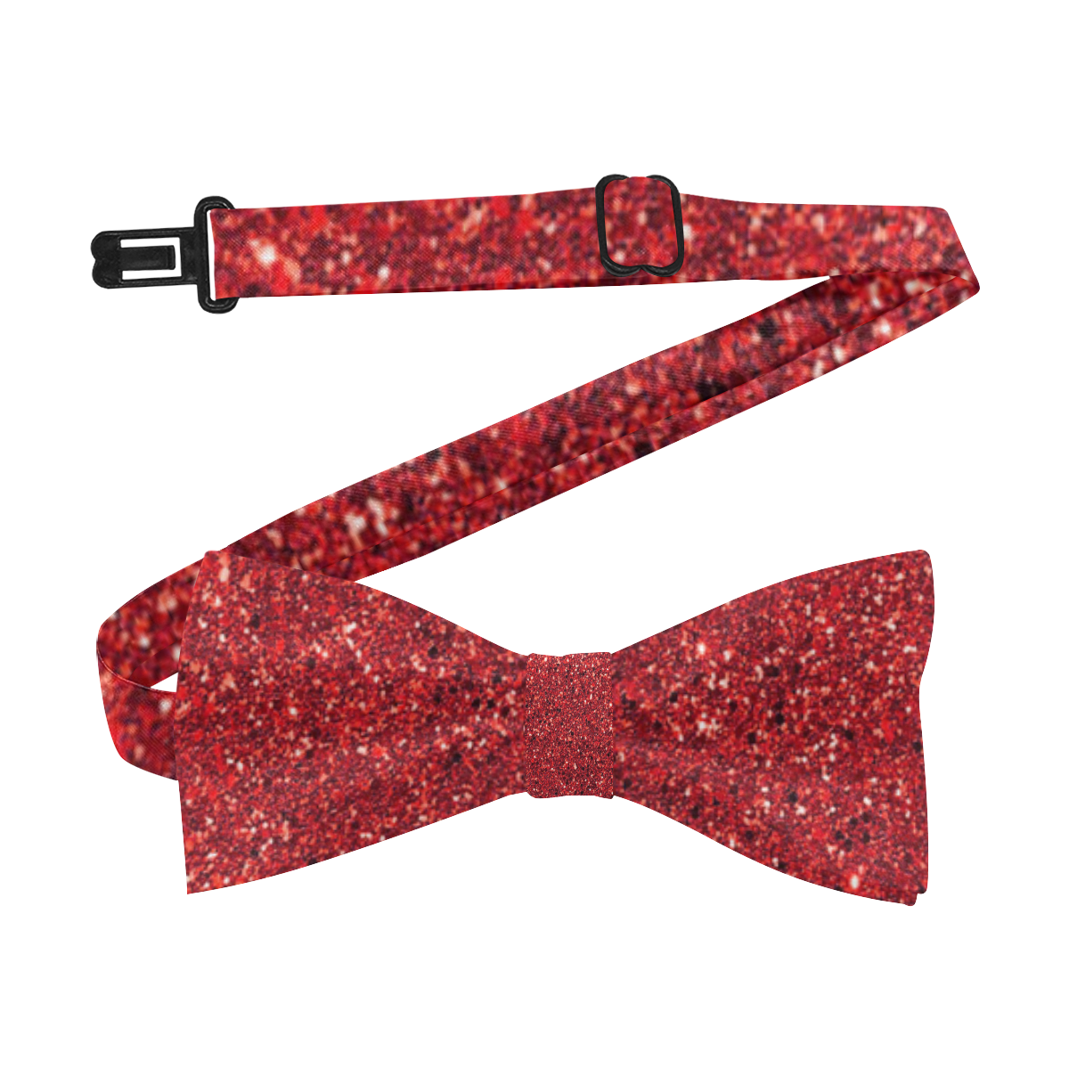 Red Glitter Custom Bow Tie