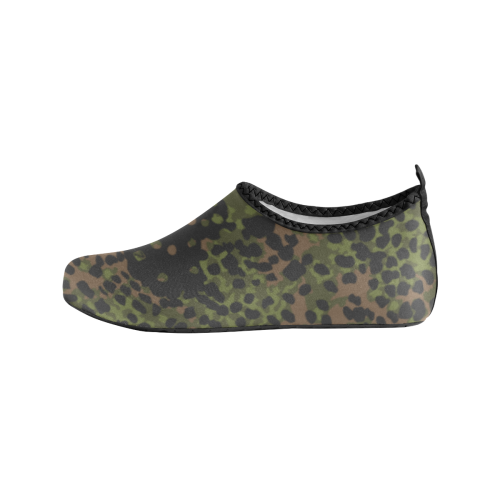 Germany WWII Platanenmuster Spring camouflage Men's Slip-On Water Shoes (Model 056)