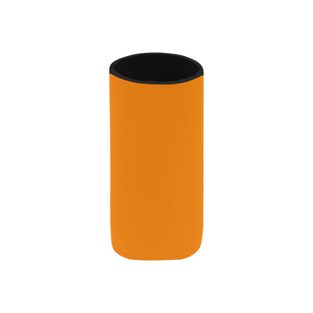 color UT orange Neoprene Can Cooler 5" x 2.3" dia.