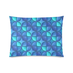 Blue shades abstract Custom Picture Pillow Case 20"x26" (one side)