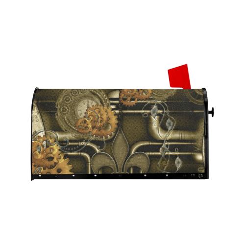Wonderful noble steampunk design Mailbox Cover