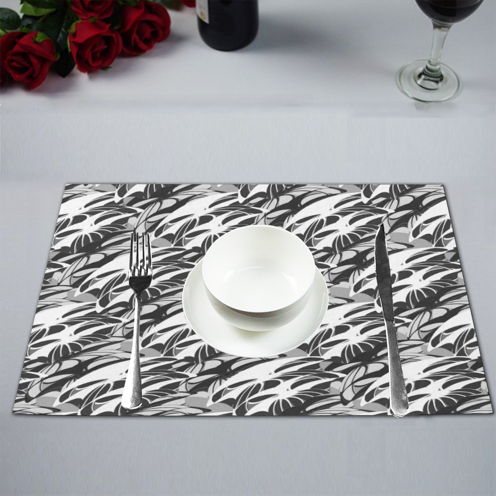 Alien Troops - Black & White Placemat 12’’ x 18’’ (Set of 6)