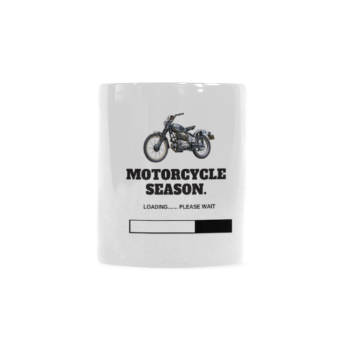 Motorcycle Season Custom White Mug (11OZ)