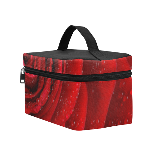 Red rosa Lunch Bag/Large (Model 1658)