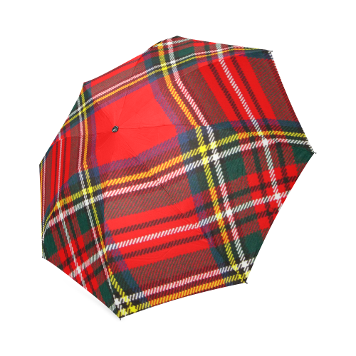 STEWART ROYAL MODERN HEAVY WEIGHT TARTAN Foldable Umbrella (Model U01)