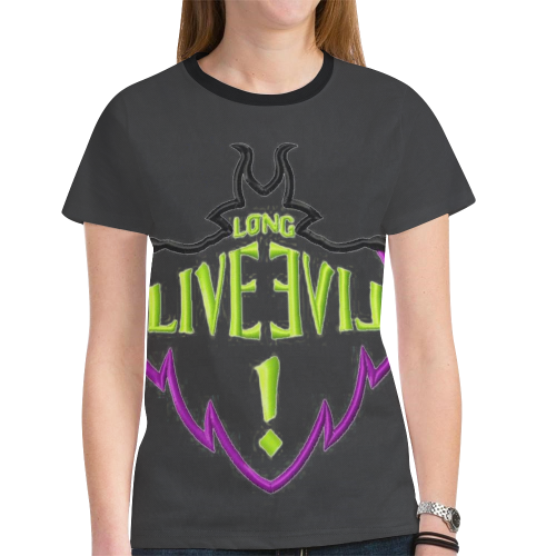 Long live evil New All Over Print T-shirt for Women (Model T45)