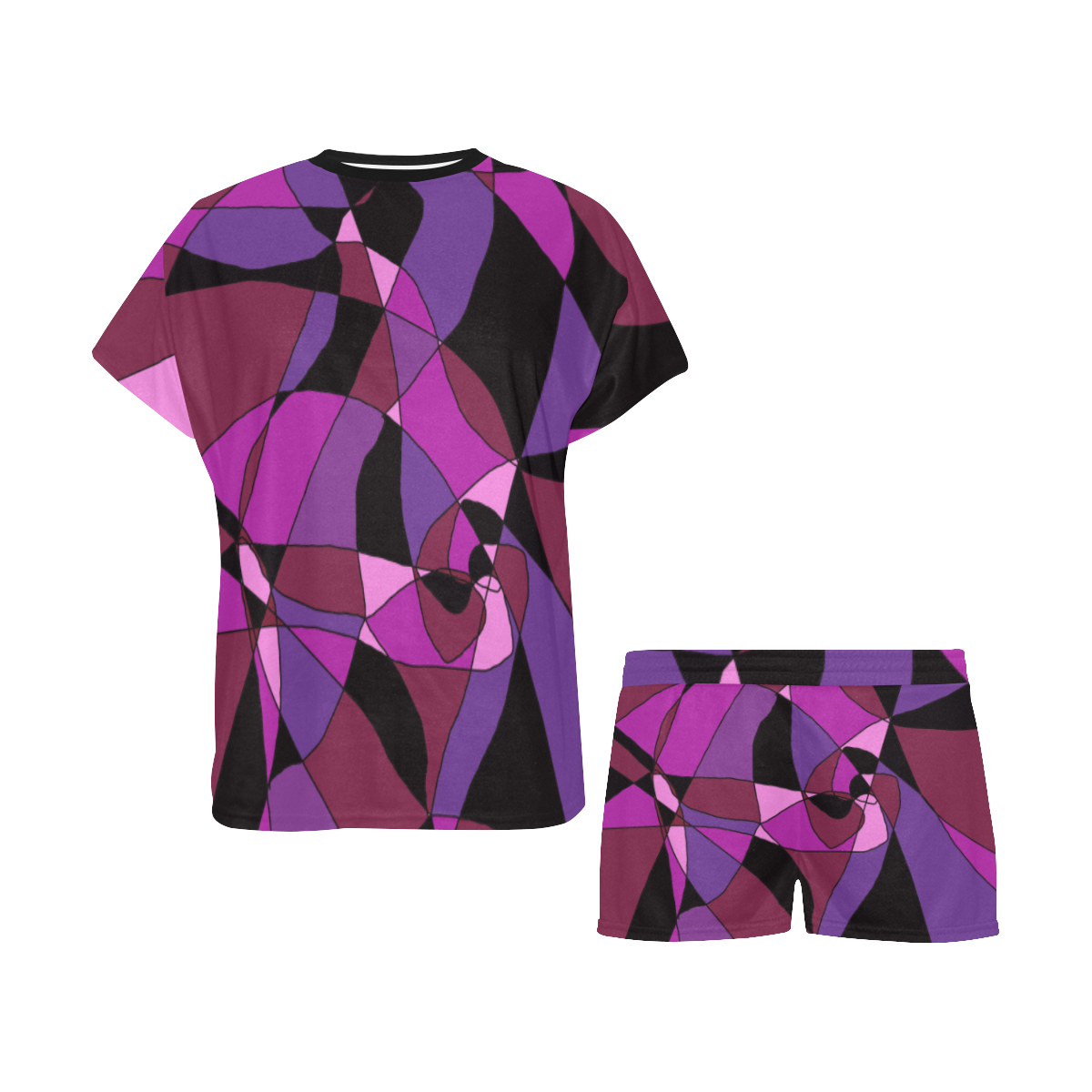 Abstract Design #6 Women's Short Pajama Set