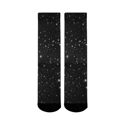 Stars in the Universe Mid-Calf Socks (Black Sole)