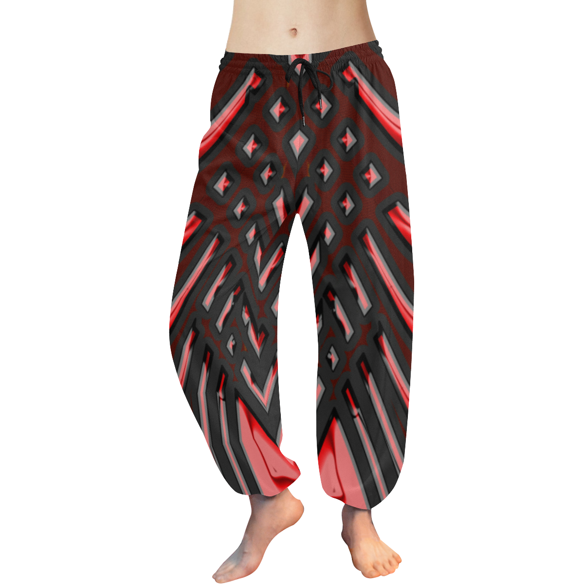abstract_5500_2019_RBW_7h Women's All Over Print Harem Pants (Model L18)