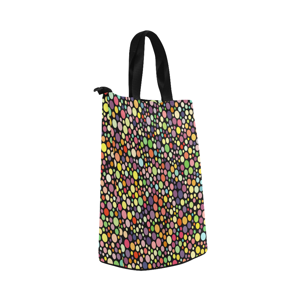 Spot pattern background Nylon Lunch Tote Bag (Model 1670)
