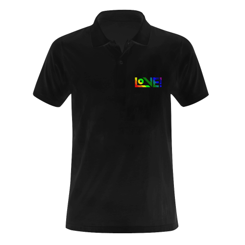LOVE! - poloshirt Men's Polo Shirt (Model T24)